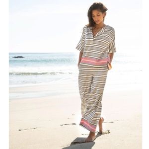 Striped V-Neck Women's Top